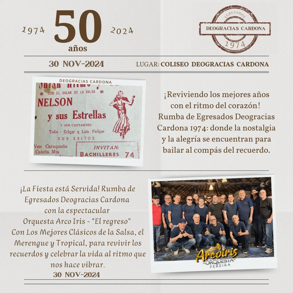 Flyer antiguo arcoiris